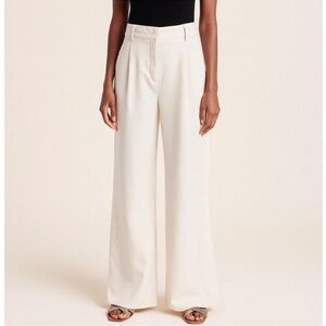 House of Harlow 1960 Cream Wide-Leg Pants